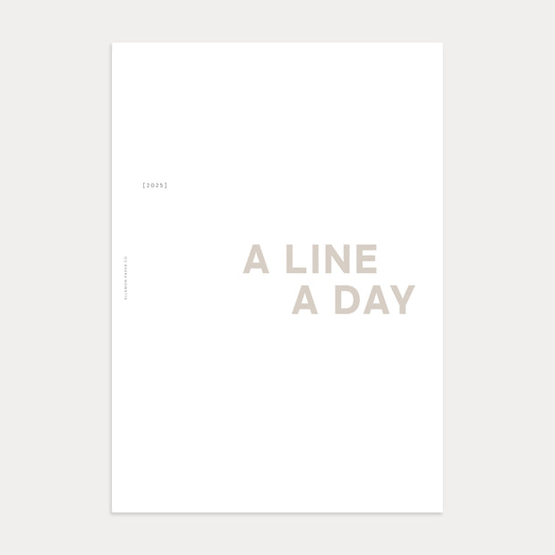 2025 A Line A Day