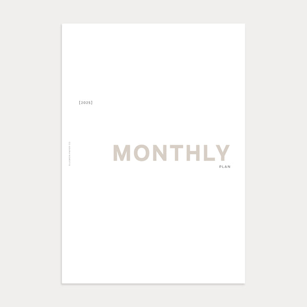 2025 Monthly Planner